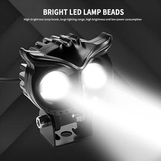 Owl Eye LED Fog Lights – Ride with a Fierce Glow! 🦉✨
